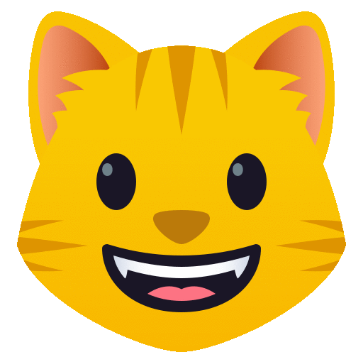 Grinning Cat People Sticker - Grinning Cat People Joypixels - Discover ...