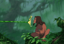 Tarzan Snake Bite GIF - Tarzan Snake Bite Jungle GIFs