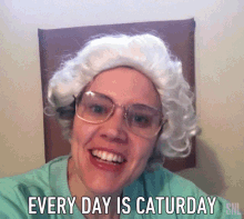 Everyday Is Caturday Kate Mckinnon GIF - Everyday Is Caturday Kate Mckinnon Saturday Night Live GIFs