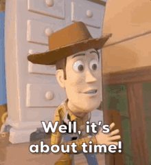 Toy Story Woody GIF - Toy Story Woody About Time GIFs