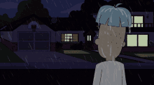 Tears In The Rain GIF - Rain Rick And Morty GIFs