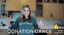 Katie Wilson Donation Dance GIF - Katie Wilson Donation Dance Good Vibes GIFs