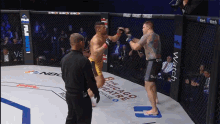 Flying High Knee Right Hook GIF - Flying High Knee Right Hook Cornered GIFs