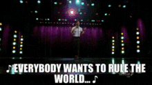 Glee Blaine Anderson GIF - Glee Blaine Anderson Everybody Wants To Rule The World GIFs