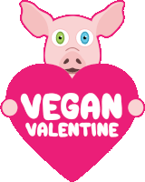 Vegan Vegan Valentine Sticker - Vegan Vegan Valentine Vegantine Stickers