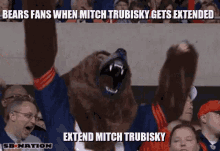 Extend Mitch Trubisky Bears GIF - Extend Mitch Trubisky Mitch Trubisky Trubisky GIFs