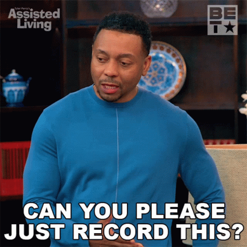 Can you record. Can you record