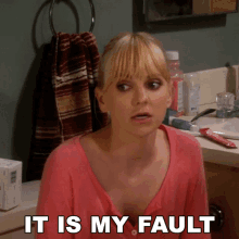 It Is My Fault Christy GIF - It Is My Fault Christy Anna Faris GIFs