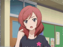 umm love live maki nishikino playing with hair thinking umm love live maki nishikino playing with hair thinking