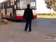 Trolling The Bus Driver GIF - Bus Troll Tie Shoes Trolling Bus Driver GIFs