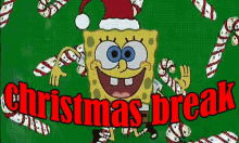 Christmas Break GIF - Christmas Break Spongebob Happy GIFs