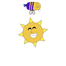 busy bee cute fly sun smile busy bee cute fly sun smile