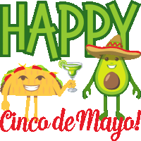 Happy Cinco De Mayo Spring Fling Sticker - Happy Cinco De Mayo Spring Fling Joypixels Stickers
