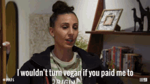 I Wouldnt Turn Vegan If You Paid Me To I Cant Do It GIF - I Wouldnt Turn Vegan If You Paid Me To I Cant Do It I Hate Vegan GIFs