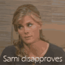 Sami Disapproves GIF - Sami Disapproves Disapprove GIFs