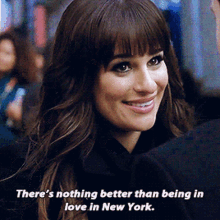 Glee Rachel Berry GIF - Glee Rachel Berry Theres Nothing Better Than Being In New York GIFs