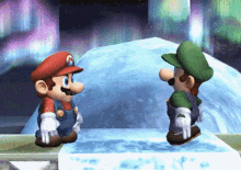 Super Smash Bros Super Mario Bros GIF - Super Smash Bros Super Mario Bros Small Mario And Luigi GIFs