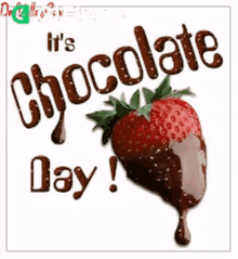Its Chocolate Day Gifkaro GIF - Its Chocolate Day Gifkaro Wishes GIFs