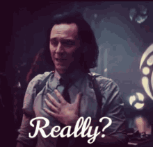 Really Loki GIF - Really Loki Tom Hiddleston GIFs