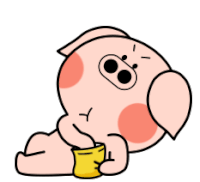Eat Piggy Sticker - Eat Piggy Pig Stickers