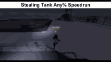 tank glacier stealing tank