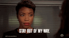 Stay Out Of My Way Get Out Of My Way GIF - Stay Out Of My Way Get Out Of My Way Bitch GIFs