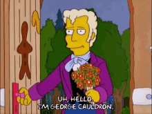 Bad Date George Cauldron GIF - Bad Date George Cauldron The Simpsons GIFs