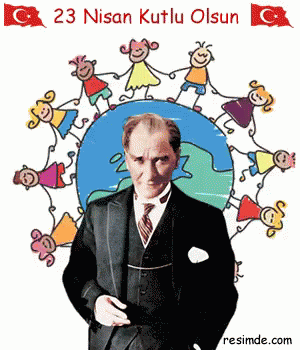 23 Nisan çocuk Bayramı GIF - 23nisan Cocuk Bayrami Ataturk GIFs