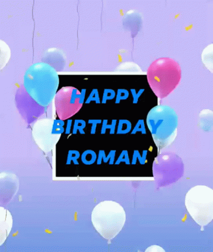 Happy Birthday Roman Name Gif Happy Birthday Roman Name Love Discover Share Gifs Happy Birthday Roman Name Gif Happy Birthday Roman Name Love Discover Share Gifs