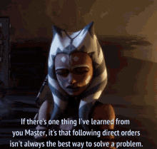 direct orders following orders ahsoka tano the clone wars star wars