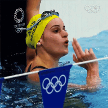 Bang Bang Kaylee Mckeown GIF - Bang Bang Kaylee Mckeown Australia Swimming Team GIFs