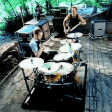 Playing Drums Richard Liles GIF - Playing Drums Richard Liles 3doors Down GIFs