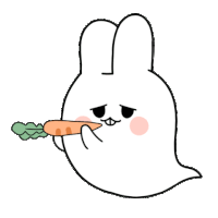 Carrots Bunnies Sticker - Carrots Bunnies Rabbit Stickers