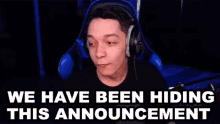We Have Been Hiding This Announcement Vrax GIF - We Have Been Hiding This Announcement Vrax Xset GIFs