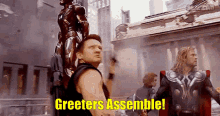Greeters Assemble GIF - Greeters Assemble Lionfif GIFs