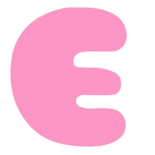 letter e pink e letter logo