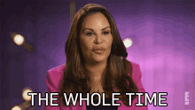 The Whole Time Nely Galan GIF - The Whole Time Nely Galan For Real The Story Of Reality Tv GIFs