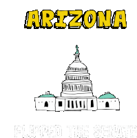 Arizona Az Sticker - Arizona Az Flipped The Senate Stickers