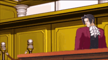 Miles Edgeworth Objection GIF - Miles Edgeworth Objection Points GIFs