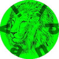 Lion Logo Sticker - Lion Logo Animal Stickers