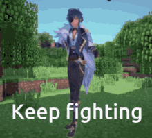 Keep Fighting Kaeya GIF - Keep Fighting Kaeya GIFs