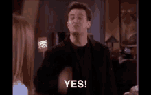 Yes Chandler GIF - Yes Chandler GIFs