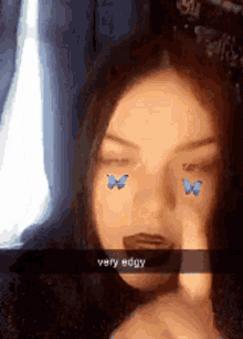 Edgy Selfie GIF - Edgy Selfie Butterfly GIFs