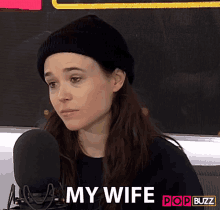 My Wife Ellen Page GIF - My Wife Ellen Page Popbuzz Meets GIFs