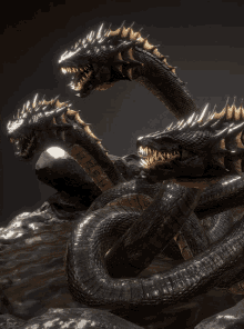 Lernaean Hydra Dungeons And Dragons GIF - Lernaean Hydra Dungeons And Dragons Monster GIFs