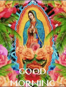 Virgin Mary Good Morning GIF - Virgin Mary Good Morning Greeting GIFs