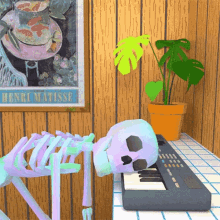 Skeleton Waiting GIF - Skeleton Waiting Keyboard GIFs