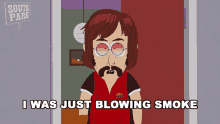 i was just blowing smoke south park i was just kidding i was joking i was lying