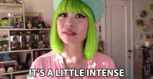 Its A Little Intense Goldie Chan GIF - Its A Little Intense Goldie Chan Goldiecylon GIFs