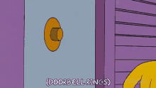 Doorbell Rings GIF - The Simpsons Doorbell Rings Push GIFs